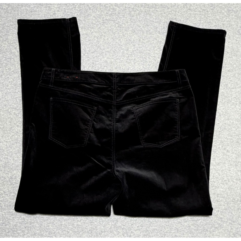 NWT Talbots Flawless Five-Pocket Straight Leg Corduroy Pants Black Women‎ 16